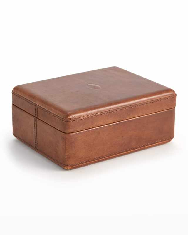 Signature Tabacco Covered Box - Small